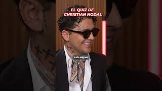 CHRISTIAN NODAL  Le GUSTARÍA trabajar con NATHY PELUSO  EntrevistAS [upl. by Merkley]