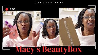 Versace Purple and Belif Aqua Bomb YES Macys Beauty Box January 2024 macysbeautybox macys [upl. by Haidabez293]