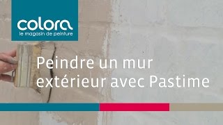 Peindre un mur extérieur avec Pastime  comment faire [upl. by Ahsenit]