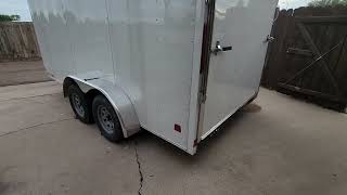 14x7 Enclosed Trailer [upl. by Arraeis557]