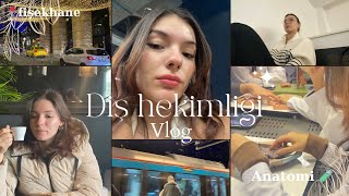 Son hafta ders mi olur ya DİŞ HEKİMLİĞİ VLOG  birinci dönem Marmara Diş nasıl geçti 🧪🦷💙 [upl. by Lleret]