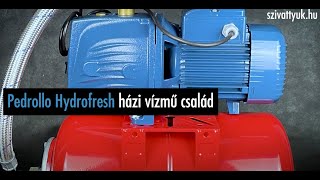 Házi vízmű bemutató  Pedrollo Hydrofresh házi vízmű család [upl. by Dub485]