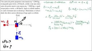 Exemplo 39  Colisões Inelásticas [upl. by Sandro]