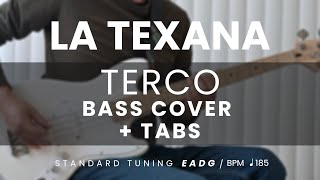 La Texana  Terco BASS COVER  TABS [upl. by Adar]