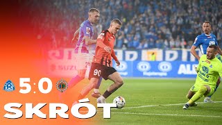 Betclic 1 Liga Ruch Chorzów  Chrobry Głogów 50  skrót [upl. by Eillo]