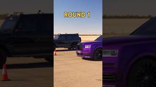 AMG Barabus G63 Vs RollsRoyce cullinan Drag race shorts amggt63rollsroyce creditcarwowmercedes [upl. by Leban]