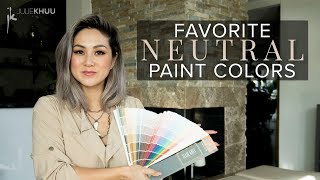 INTERIOR DESIGNER PICKS BEST NEUTRAL PAINT COLORS FOR YOUR HOME [upl. by Kral]