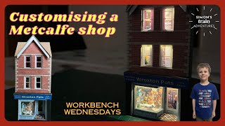 Workbench Wednesdays  Customising a Metcalfe shop  window display interior lighting and people [upl. by Tesler]