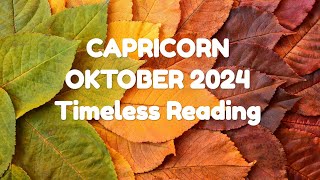 CAPRICORN ♑ Oktober 2024 Timeless Reading NO MORE SECOND CHANCE TIDAK ADA LAGI KESEMPATAN KEDUA [upl. by Roana]