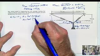 EGN3310 Force Equilibrium 2D 13 Spring1 [upl. by Conte21]