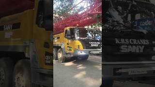 12 🛞 🚛 🛞 wheel 😲 Very large crane lorry see 🤠 subscribe share like shorts youtubeshorts rain [upl. by Sivaj886]