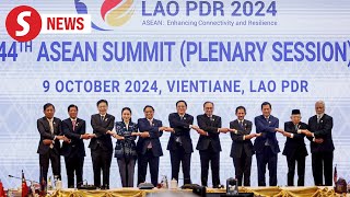 Anwar joins top leaders at Asean Summit in Laos [upl. by Imotih77]