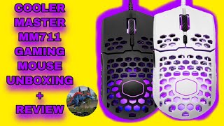 Cooler Master MM711 Mouse UNBOXING  REVIEW  SOFTWARE EXPLAINED [upl. by Maxia]