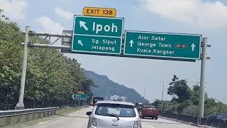 How to Drive to Ipoh Old Town from PLUS Expressway Ipoh South Toll Perak [upl. by Eimmat]