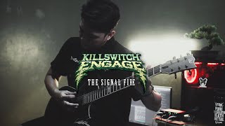 KILLSWITCH ENGAGE  THE SIGNAL FIRE  GUITAR COVER INSTRUMENTAL  WHF MEDIA [upl. by Ilat609]