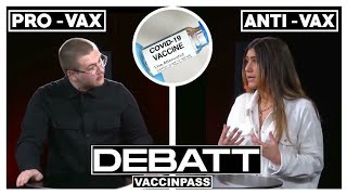 DEBATT VACCINPASS  PROVAX VS ANTIVAX  NATALIE JONSSON MAX WINTER amp LUCAS ELFVENDAHL [upl. by Ecyar]