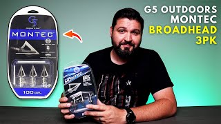 G5 Outdoors Montec Broadheads 3 Pack Review [upl. by Tades]