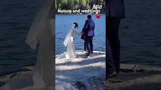 NATURE AND WEDDINGS MY FAVORITE THINGS 😘 wedding royal bridal groom fancy ocean nature [upl. by Lumpkin]