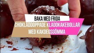 Baka med Frida  Kladdkakebollar med Choklad och Kakdeg [upl. by Enybor114]