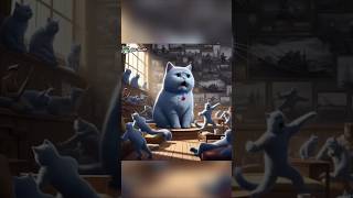 Blue cats travel all over the world and face many situations 🐱🥰 cat catlover cutecat [upl. by Adelind617]