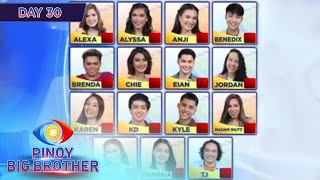 Day 30 3rd Nomination Night Official Tally Of Votes  PBB Kumunity [upl. by Ydderf360]