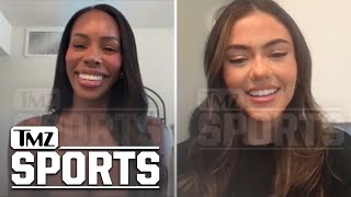 Paul vs Tyson Ring Girls Speak Out After Viral Performances  TMZ Sports [upl. by Alemahs]