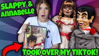 Slappy And Annabelle Took Over My Tik Tok [upl. by Nylde628]