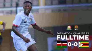 AFCON2025Q  KENYA 00 ZIMBABWE  HIGHLIGHTS [upl. by Ajnin]