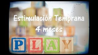 Ejercicios de Estimulación temprana  4 meses [upl. by Adleme778]