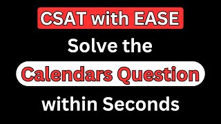 CSAT 2024 Guaranteed Topics Solved in SECONDS [upl. by Ossy58]