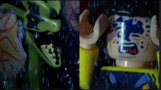 The Dilophosaurus Comes Out To Play BUT in LEGO Animation  Jurassic World  Jurassic Park [upl. by Airebma]