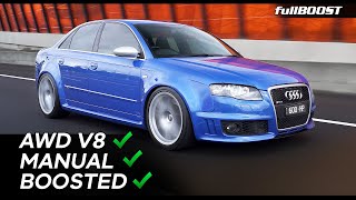 The Audi RS4 B7 QUATTRO V8 is even better with boost  fullBOOST [upl. by Sale482]