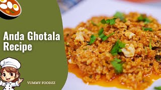 Anda Ghotala Recipe  अंडा घोटाला रेसिपी  Street Style Recipe shortsvideo andaghotala [upl. by Trilby]