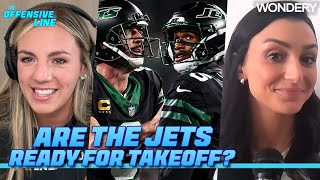 Are the Jets Ready for Takeoff with Caroline Hendershot  The Offensive Line  Podcast [upl. by Eicyak]