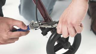 How to adjust brakes on a Medline rollator [upl. by Herzig]