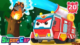 Forest Rescue Operation amp More Super Car Cartoons amp Nursery Rhymes  Kids Cartoons  Cars World [upl. by Mahalia]