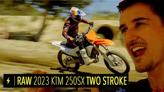 quotEverything It Hadquot  Marvin Musquin WIDEOPEN  2023 KTM 250SX Two Stroke [upl. by Holna977]