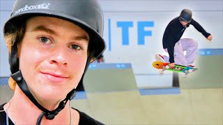 WORLD’S MOST CREATIVE SKATER SHREDS THE CA TRAINING FACILITY [upl. by Redna911]