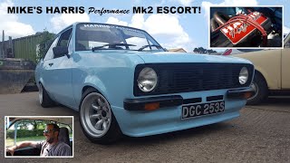 Episode 143  Mikes STUNNING Harrispowered Mk2 Ford Escort [upl. by Wales899]