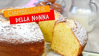 Ciambellone della nonna alto e soffice 😍  Soft Ring Cake [upl. by Akenit264]