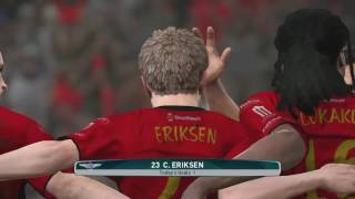 PES 2017 Eriksen swerve from half [upl. by Gorman]