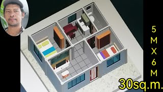 floor plan 2bedroom30sqm [upl. by Cummine]