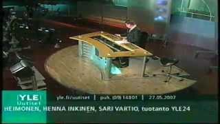 YLE TV1 klo 15 uutiset 2752007 [upl. by Lebanna]