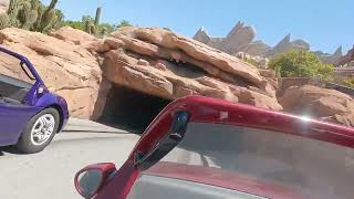 Radiator Springs Racers Disneyland POV 4K Full Ride [upl. by Lezlie]