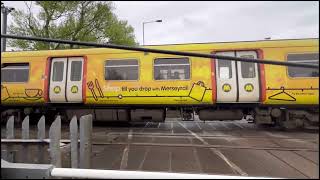 Leasowe Level Crossing Merseyside [upl. by Vatsug]