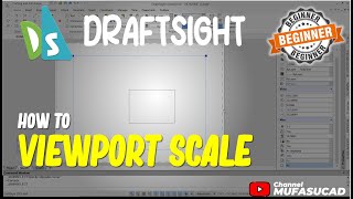 Draftsight How To Viewport Scale [upl. by Meador]