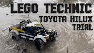 Lego Technic Toyota hilux trial [upl. by Viridi]