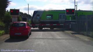 IE 29000 Class Commuter  Barberstown Level Crossing Dublin [upl. by Eart821]