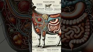 The Cows Digestive System  shorts technology graphics education  Pindauli Live 📚📲✍️ [upl. by Wilmar]