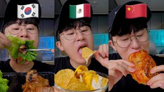 World Food Battle  Korea vs Mexico vs China [upl. by Ha]